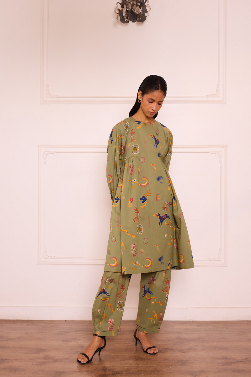 The Bold Organic Cotton Poplin Kurta