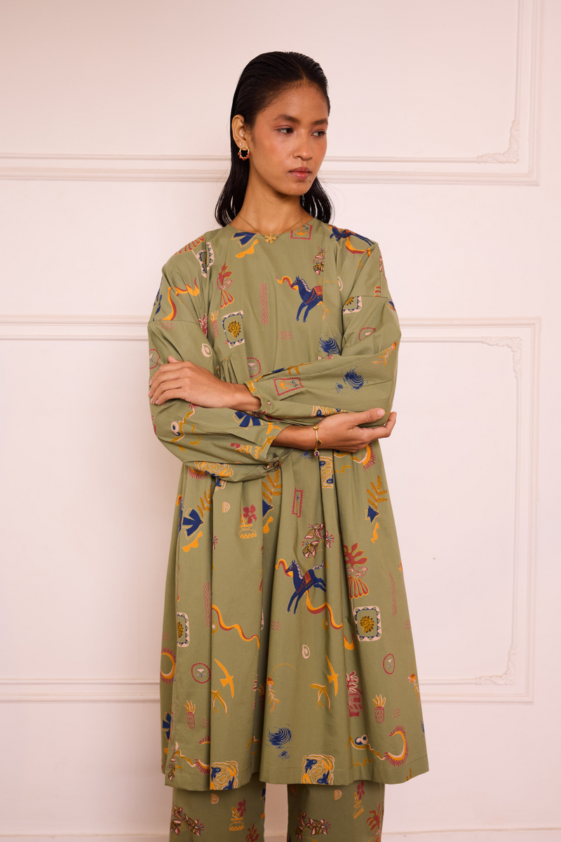 The Bold Organic Cotton Poplin Kurta