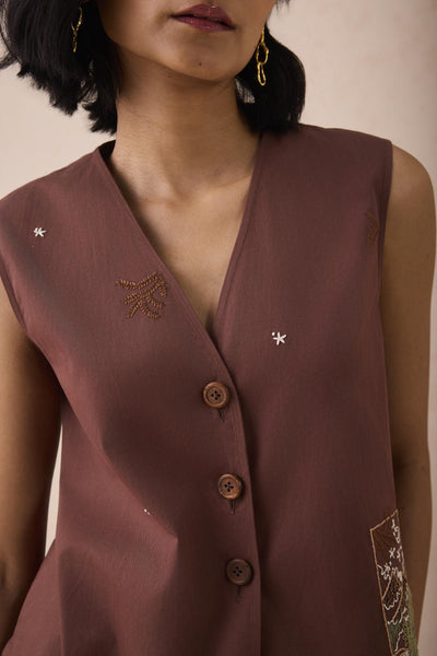 The Bright Beginnings Organic Cotton Waistcoat