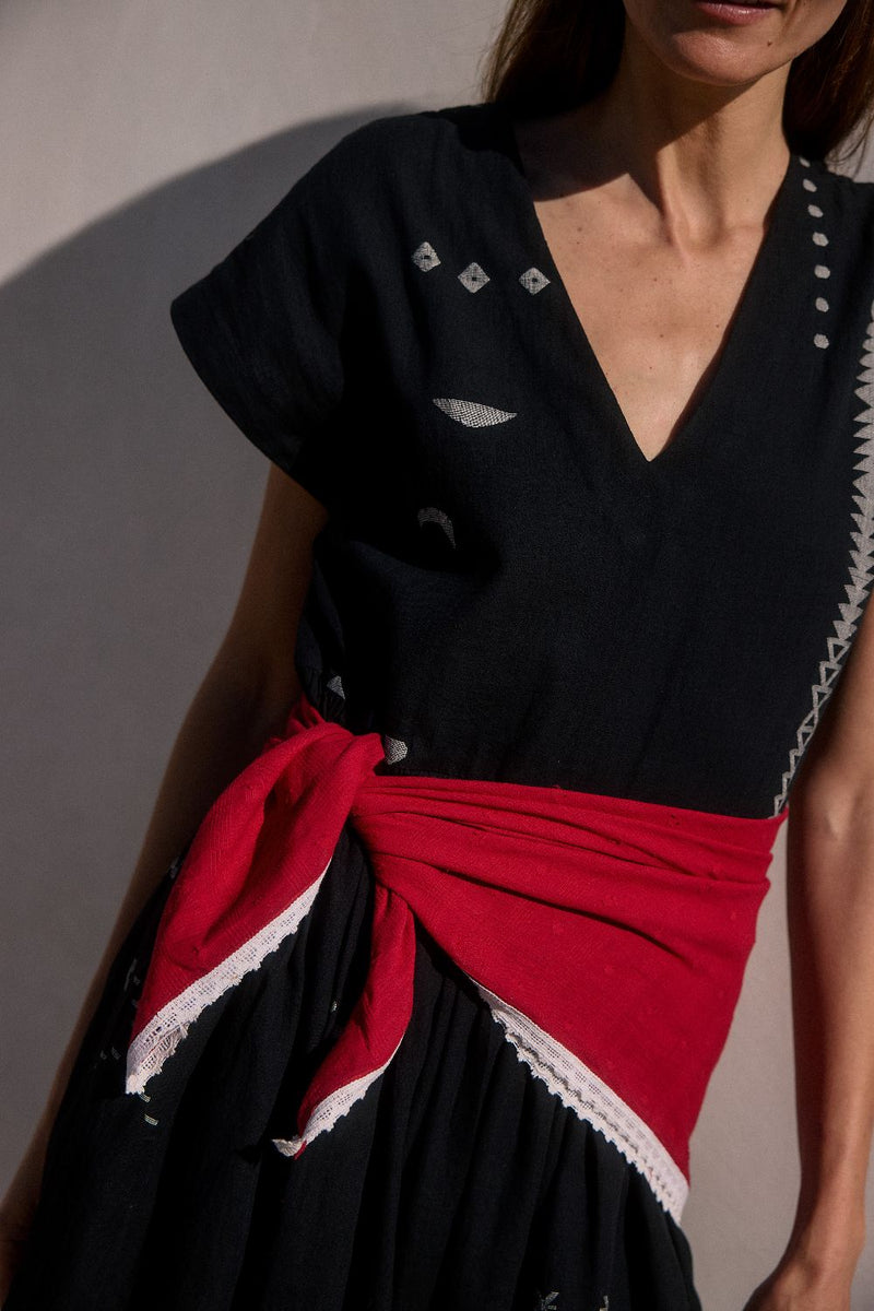 The Crimson Lace Bandana