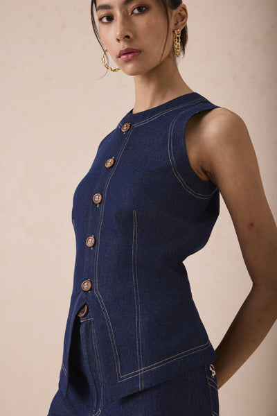 The Daydream Denim Waistcoat