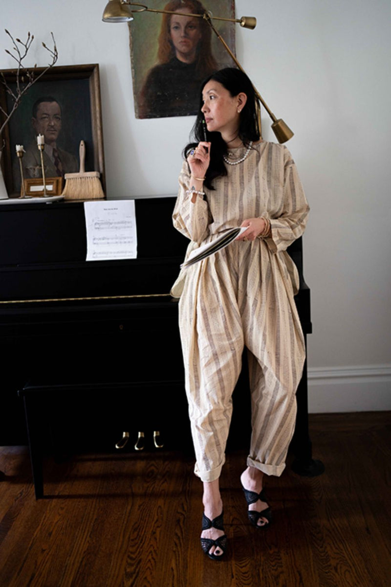 The Dune Ensemble cotton by World of Crow in beige color for women Worldwide