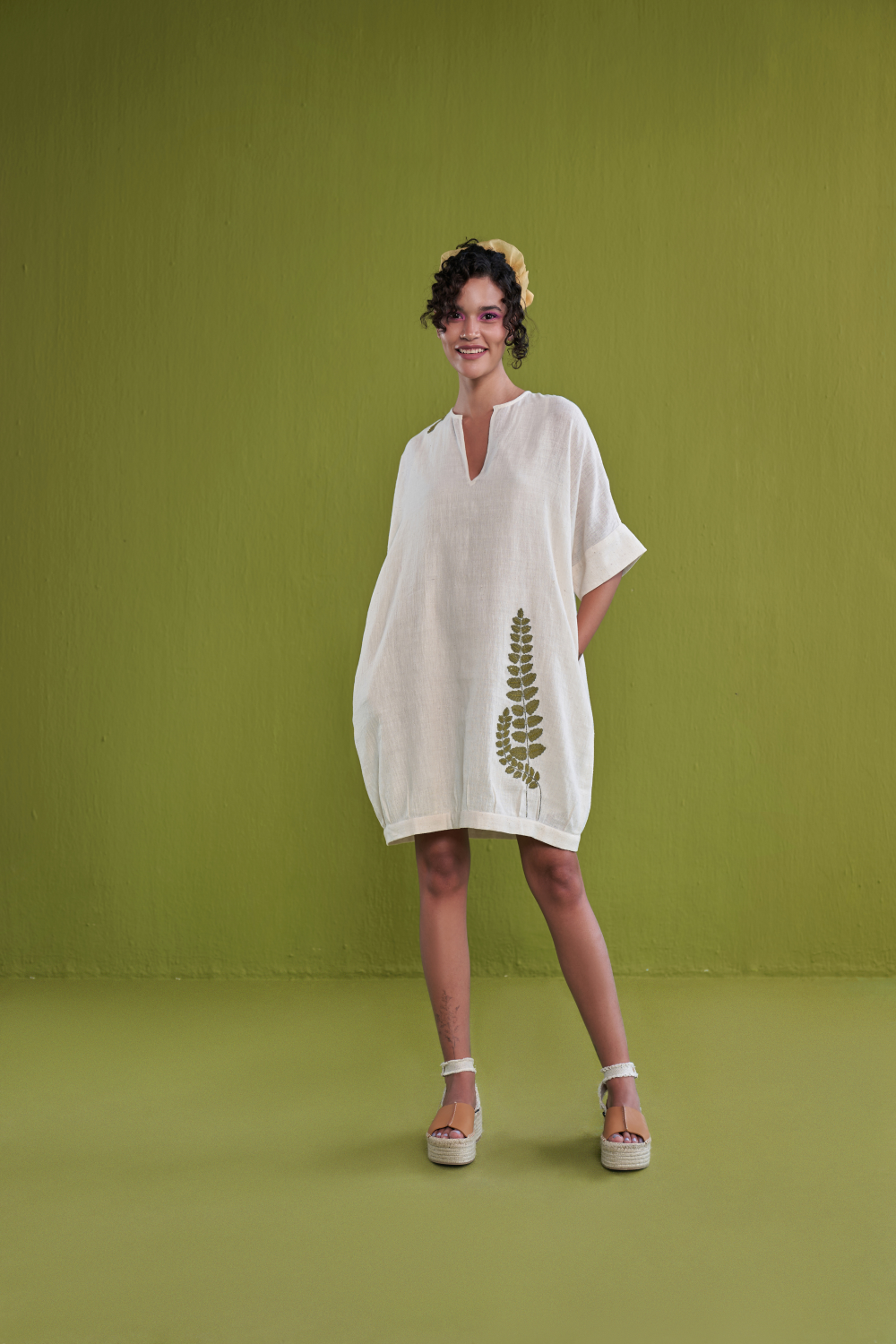 The Everyday Fern Handwoven Dress