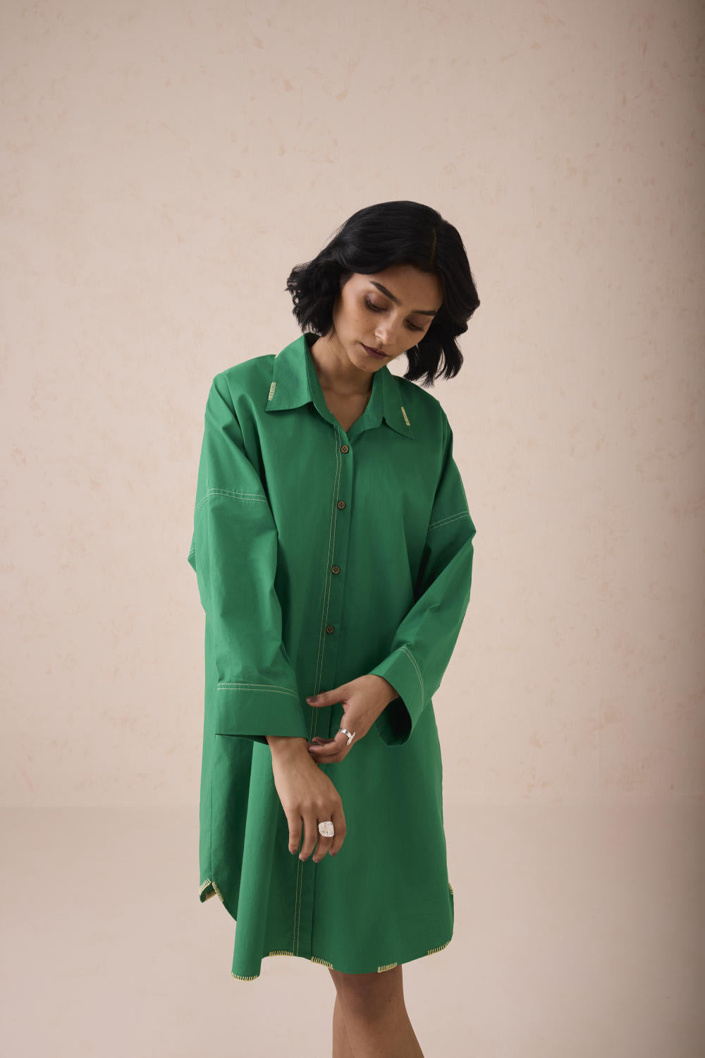 The Forest Everyday Classic Organic Cotton Shirt Dress