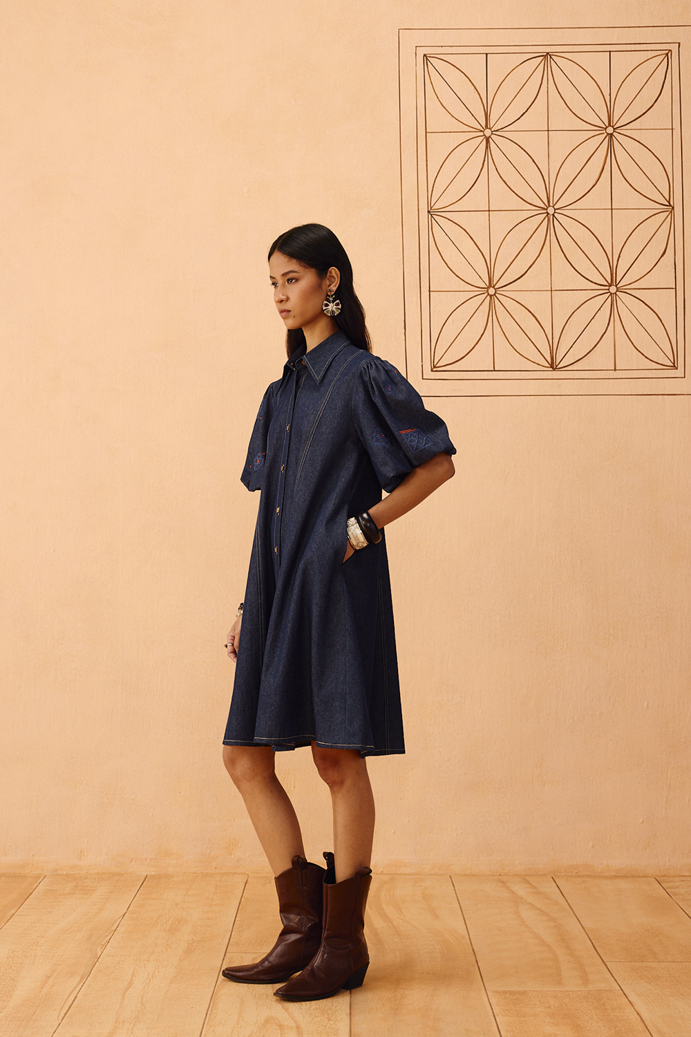 Buy The Keepsake Sustainable Denim Dress Worldwide