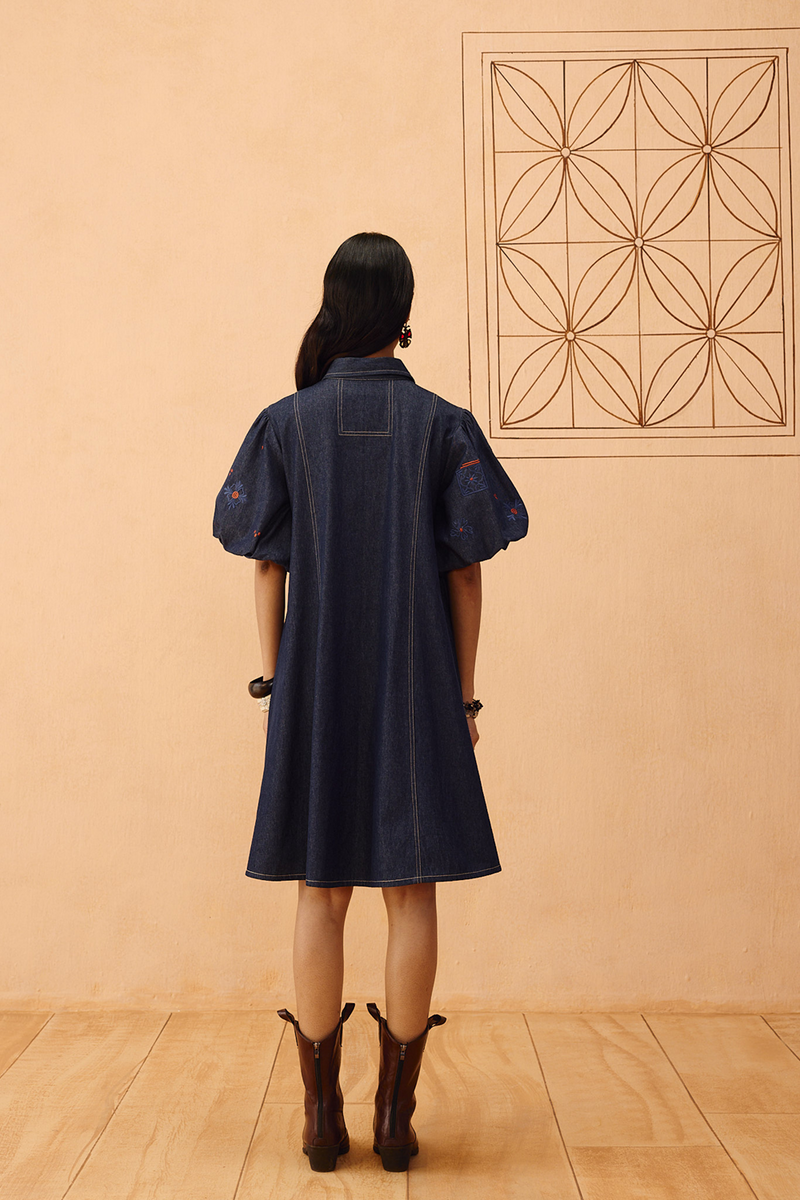 The Keepsake Sustainable Denim Dress denim dress by SUI in blue for women Worldwide