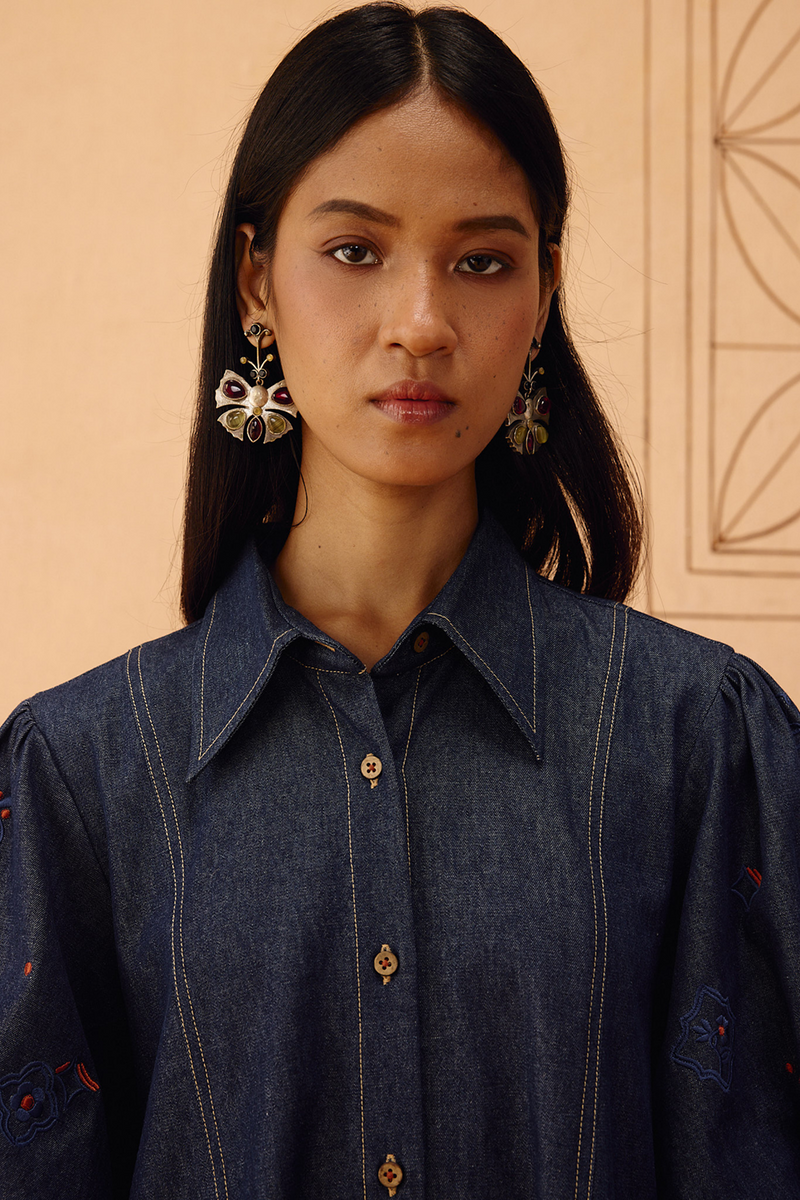 The Keepsake Sustainable Denim Dress denim dress by SUI in blue for women Worldwide