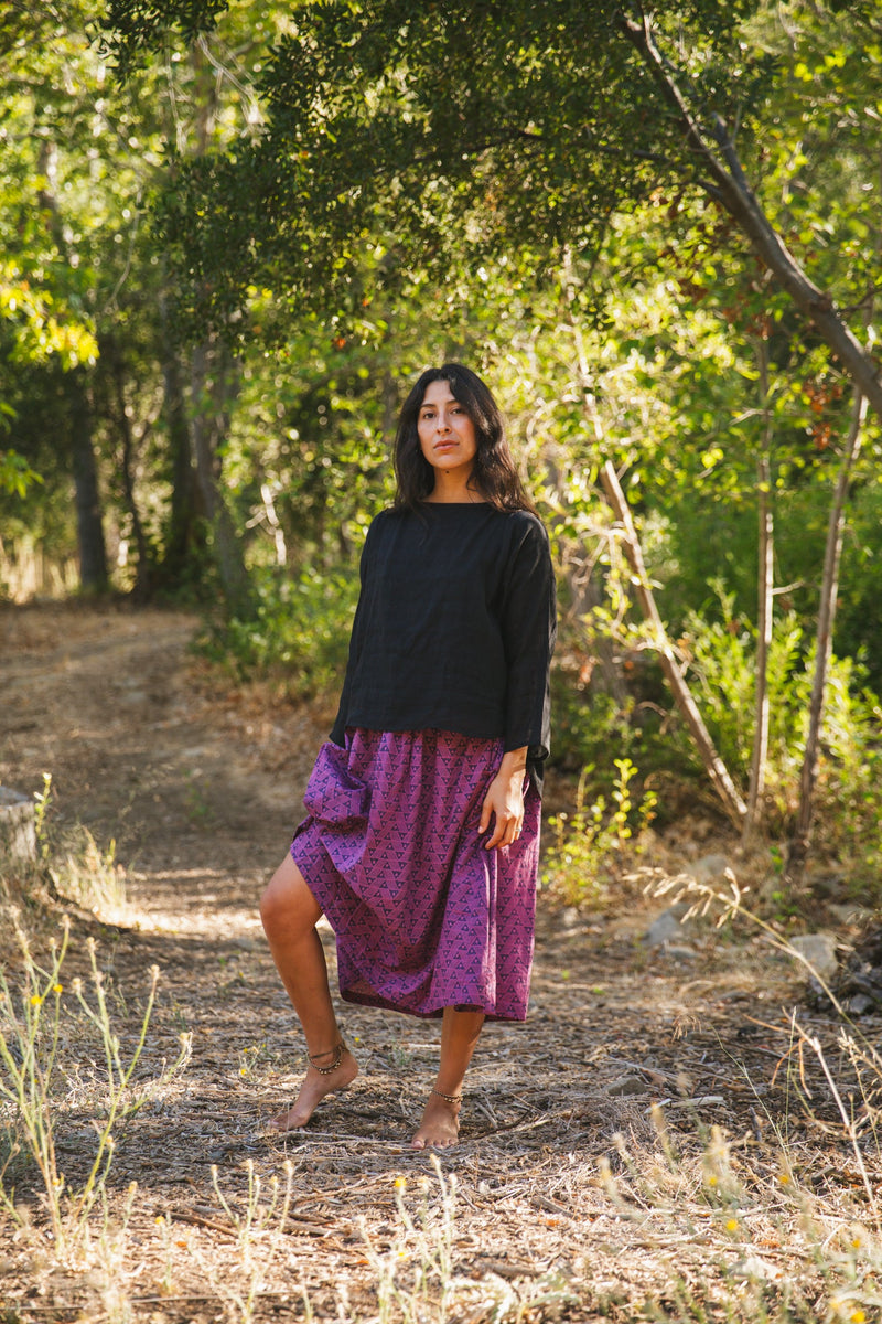 The Meredith Magenta Mix Set cotton by World of Crow for women Worldwide