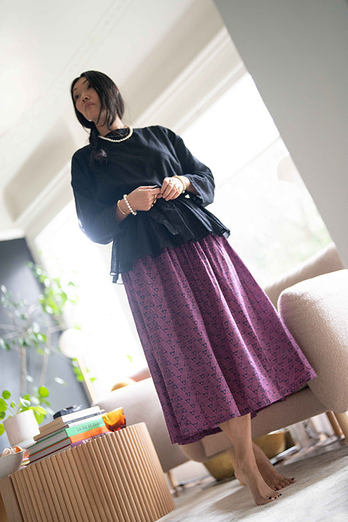 The Meredith Magenta Mix Set cotton by World of Crow for women Worldwide