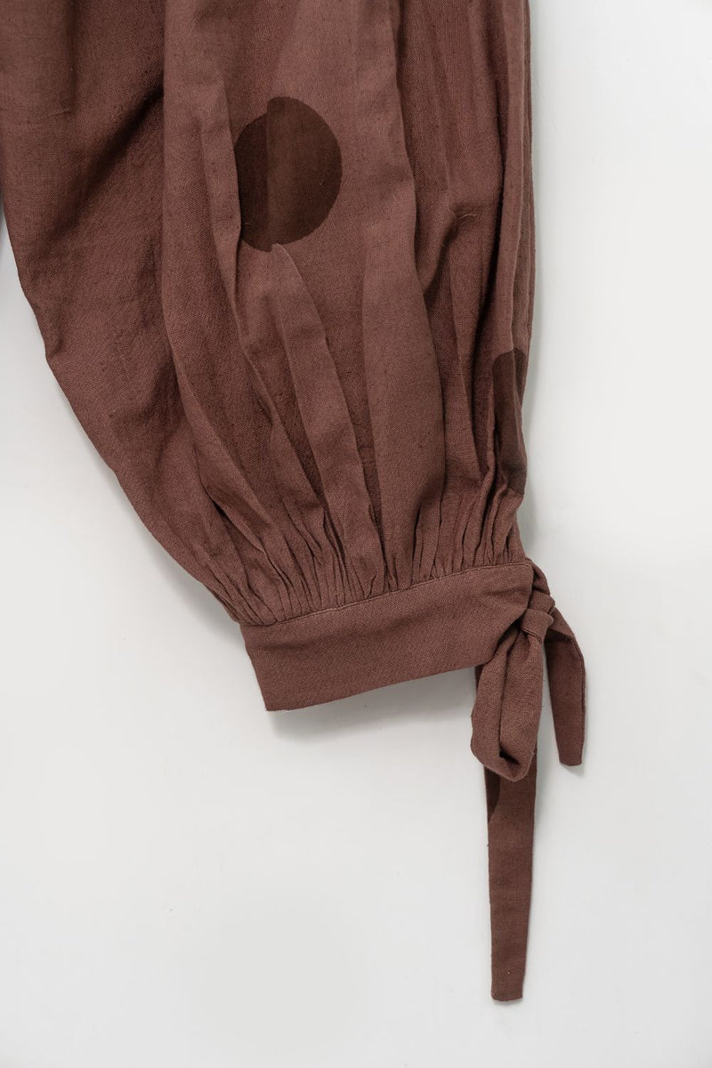 The Noe Pants – Polka Brown