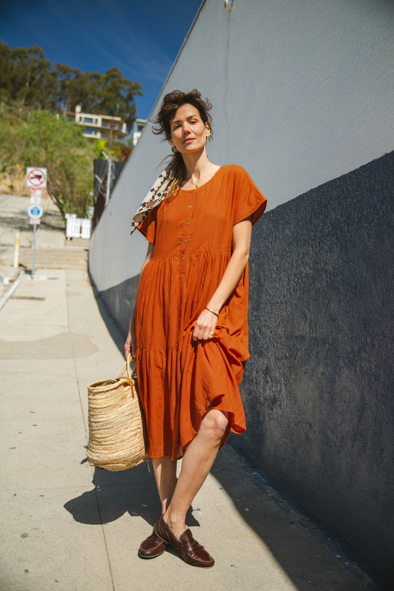 The Orchard Dress-Orange