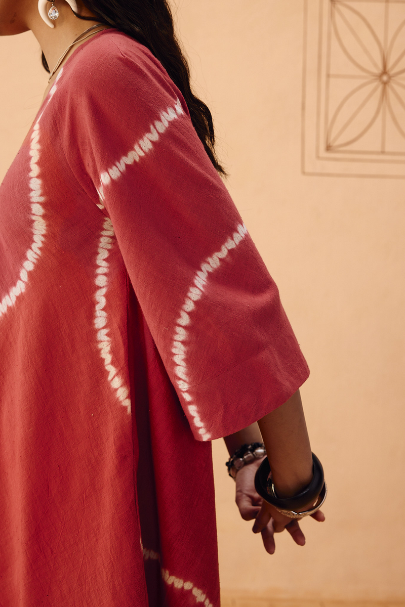The Path Tie Dye Kala Cotton Dress kala cotton dress by SUI in terra for women Worldwide