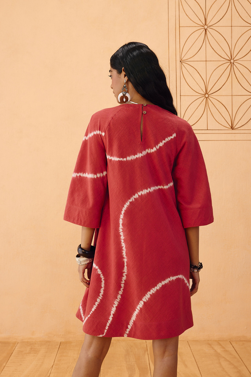 The Path Tie Dye Kala Cotton Dress kala cotton dress by SUI in terra for women Worldwide