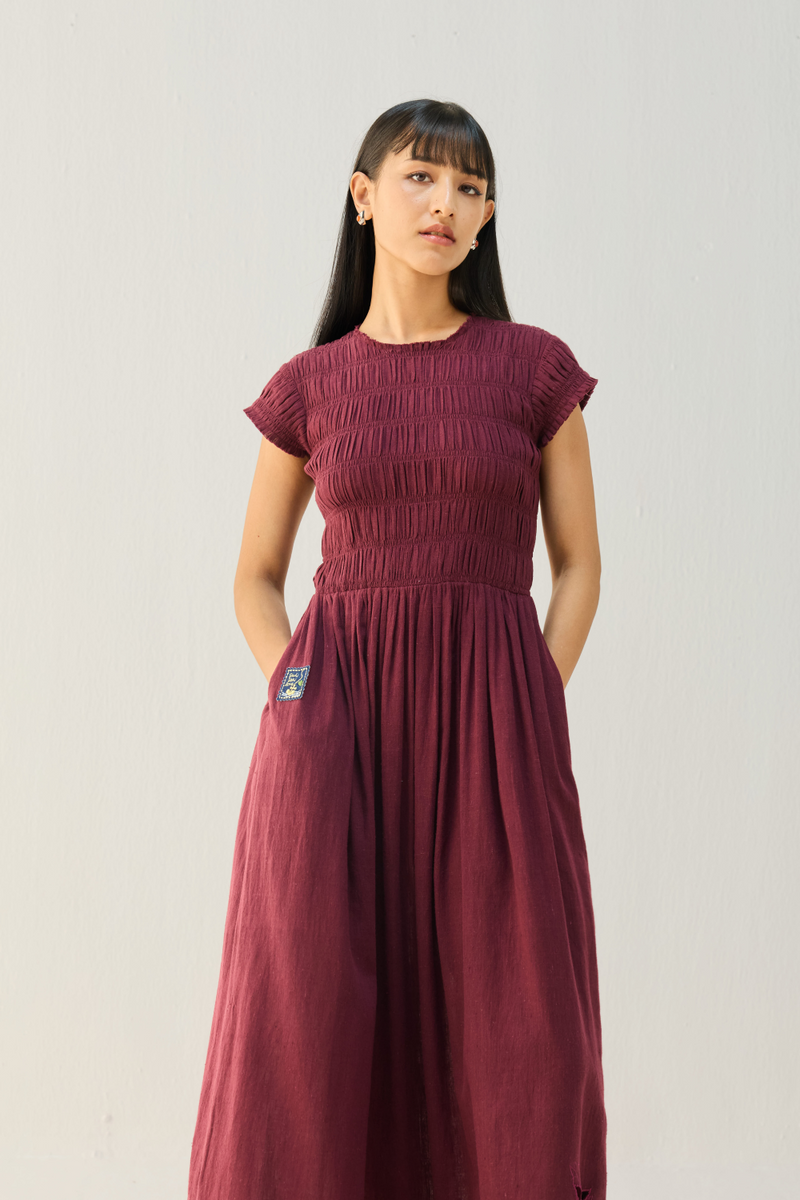 The Plum Kala Cotton Maxi Dress cotton by Sui for women Worldwide