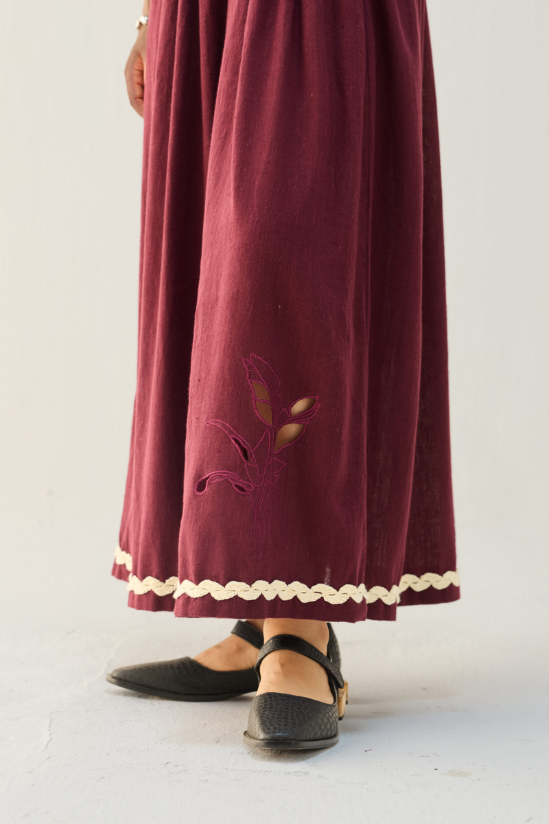 The Plum Kala Cotton Maxi Dress cotton by Sui for women Worldwide