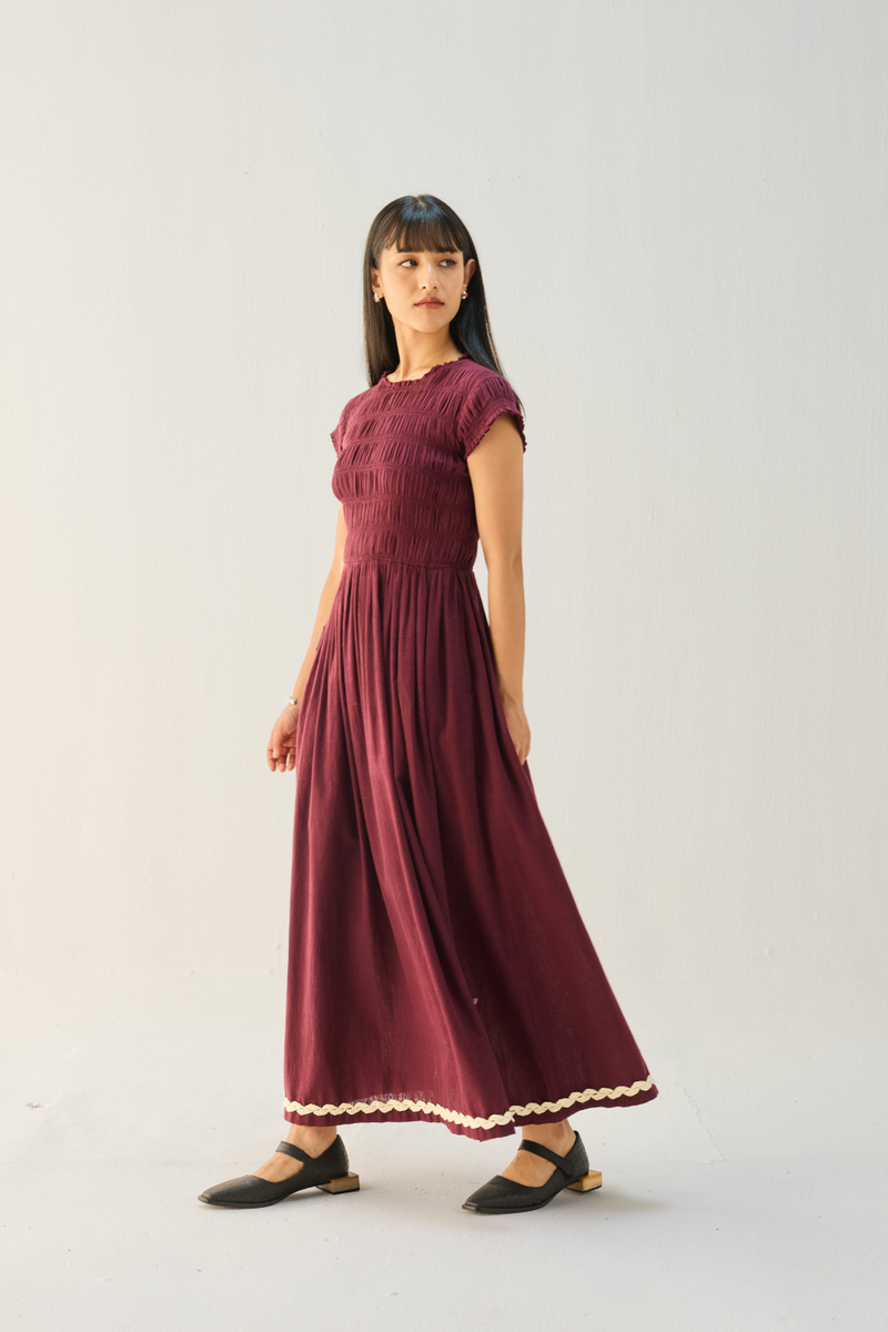 The Plum Kala Cotton Maxi Dress cotton by Sui for women Worldwide