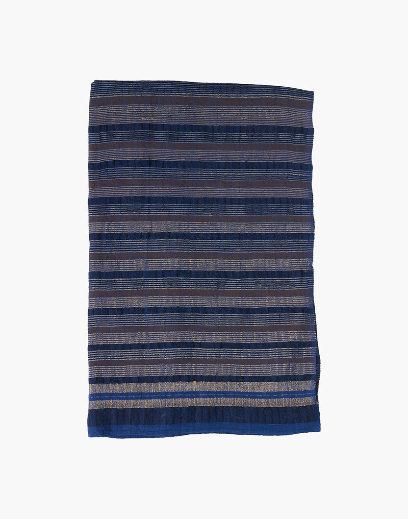 The Starlit Tussar stole cotton by World of Crow in multi color for women Worldwide