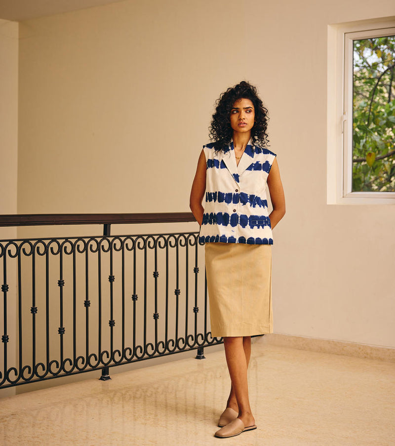 The Naive Shirt cotton by Khara Kapas in white for women Worldwide