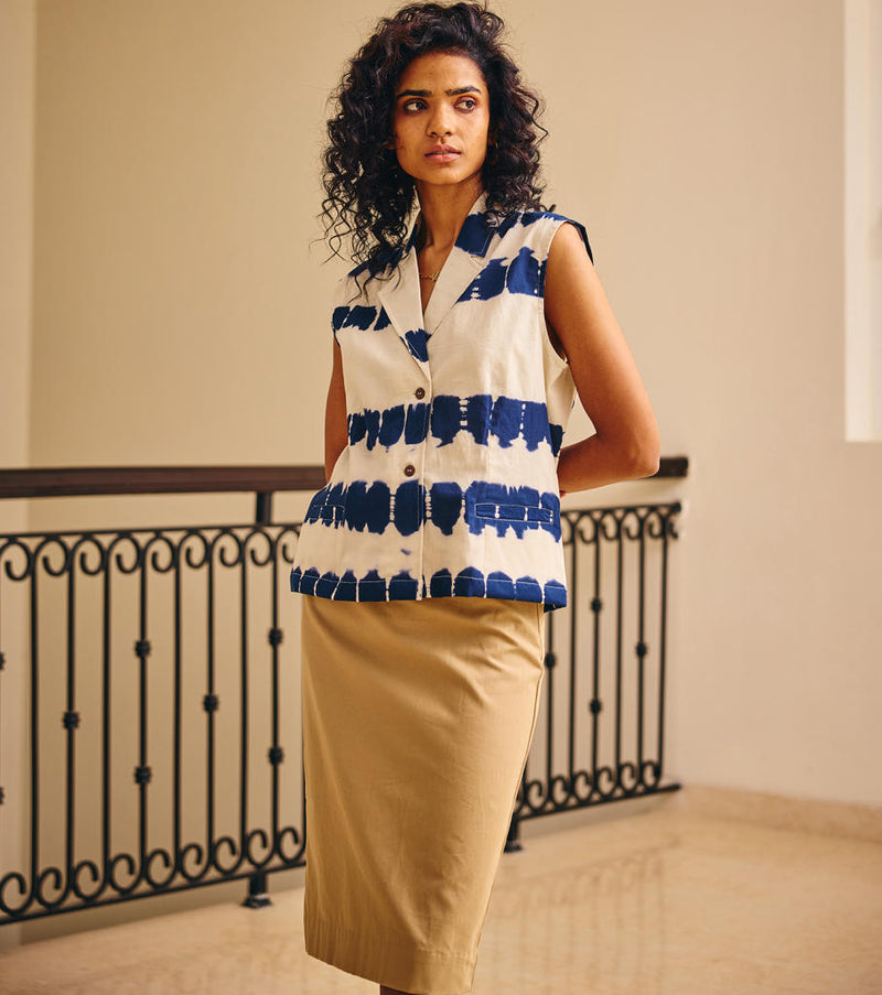 The Naive Shirt cotton by Khara Kapas in white for women Worldwide