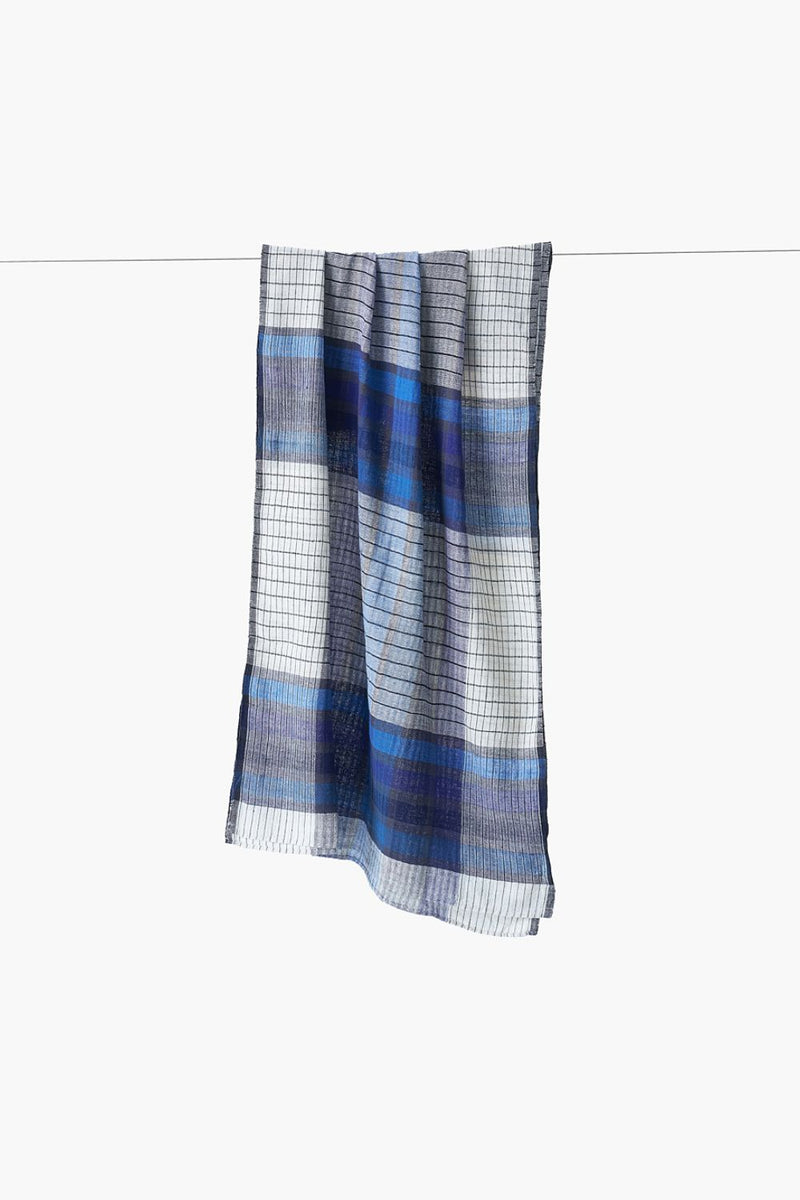 The Ocean Block stole cotton by World of Crow in multi color for women Worldwide