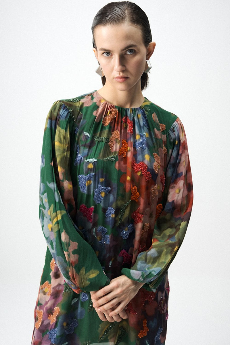 THEA EMBROIDERD SHORT DRESS mul by Yam in multi color for women Worldwide