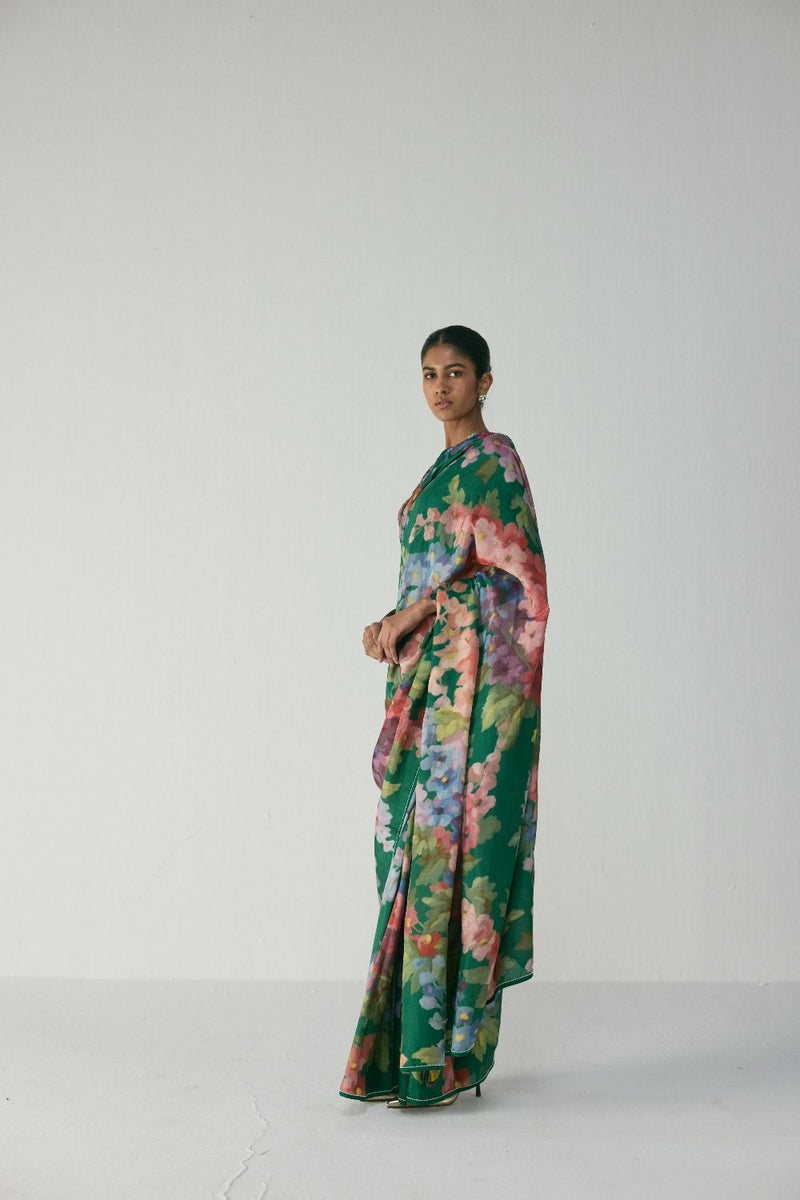 THEA SILK SAREE silk by Yam in multi color for women Worldwide