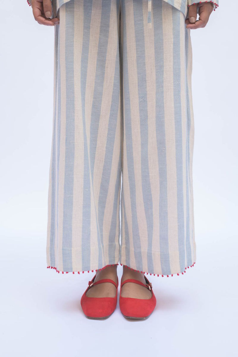 SOF PANT cotton by TOKREE in blue color for women Worldwide