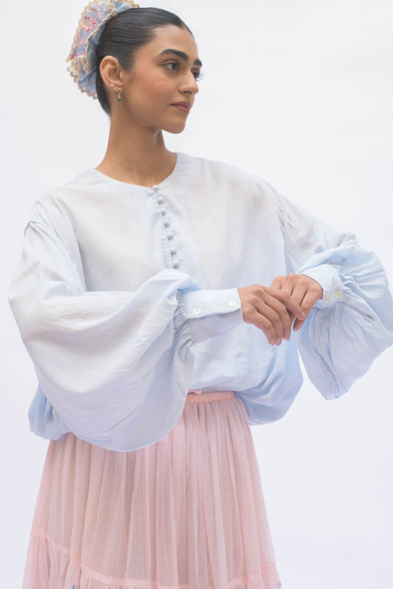 MAYA SKIRT SALMON by TOKREE in pink color for women Worldwide