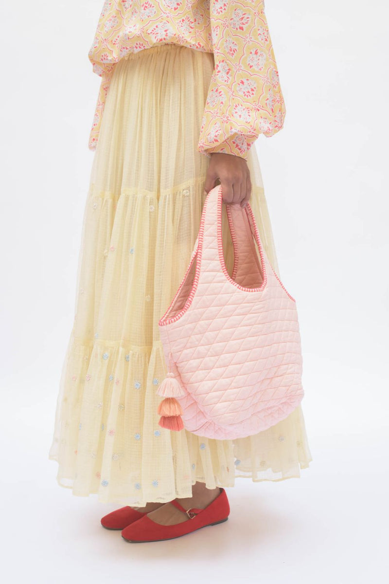 MAYA SKIRT LEMON by TOKREE in yellow color for women Worldwide