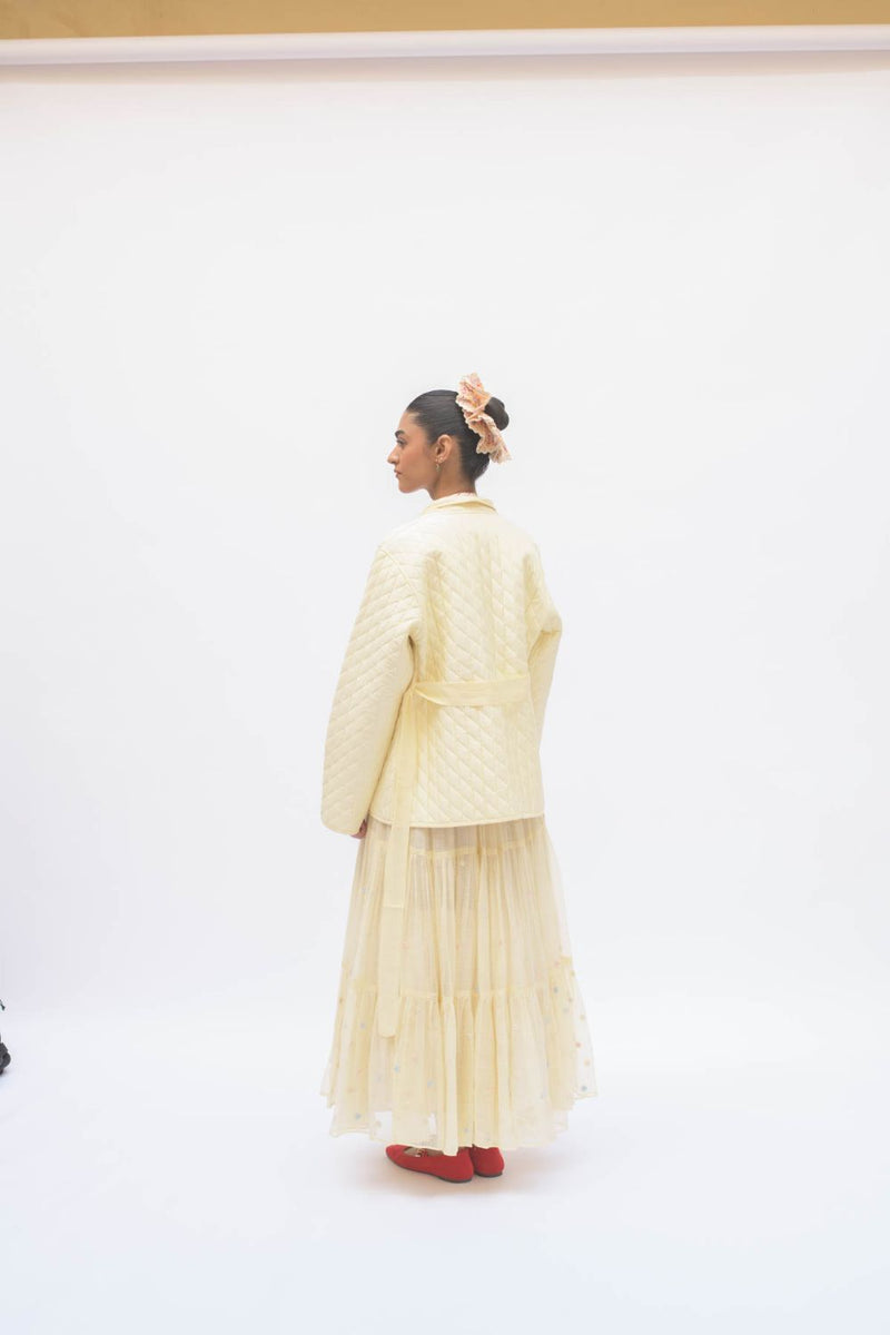 MAYA SKIRT LEMON by TOKREE in yellow color for women Worldwide