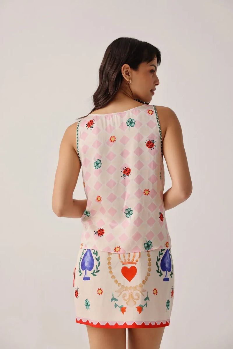 Toni Vest - Tarot satin by NOIB for women Worldwide