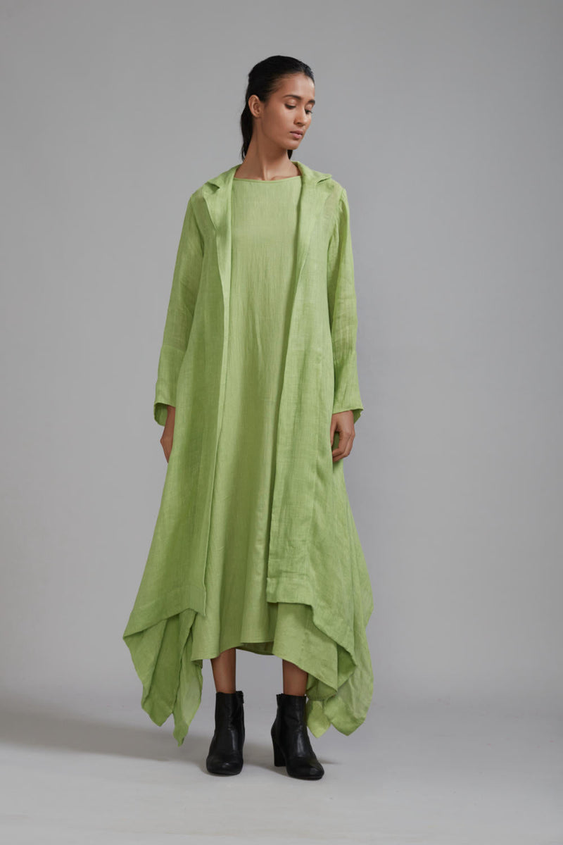 Trench Green Koza Jacket Jackets & Overlays by Mati in green color for women Worldwide