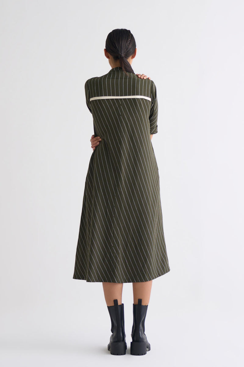 Trench Jacket Co-ord - Olive Dress,Co-ord Set,Top & Tunics,Jackets & Overlays by THREE for women Worldwide