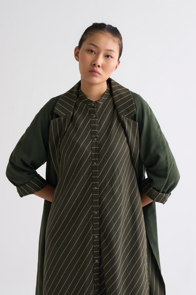 Trench Jacket Co-ord - Olive Dress,Co-ord Set,Top & Tunics,Jackets & Overlays by THREE for women Worldwide