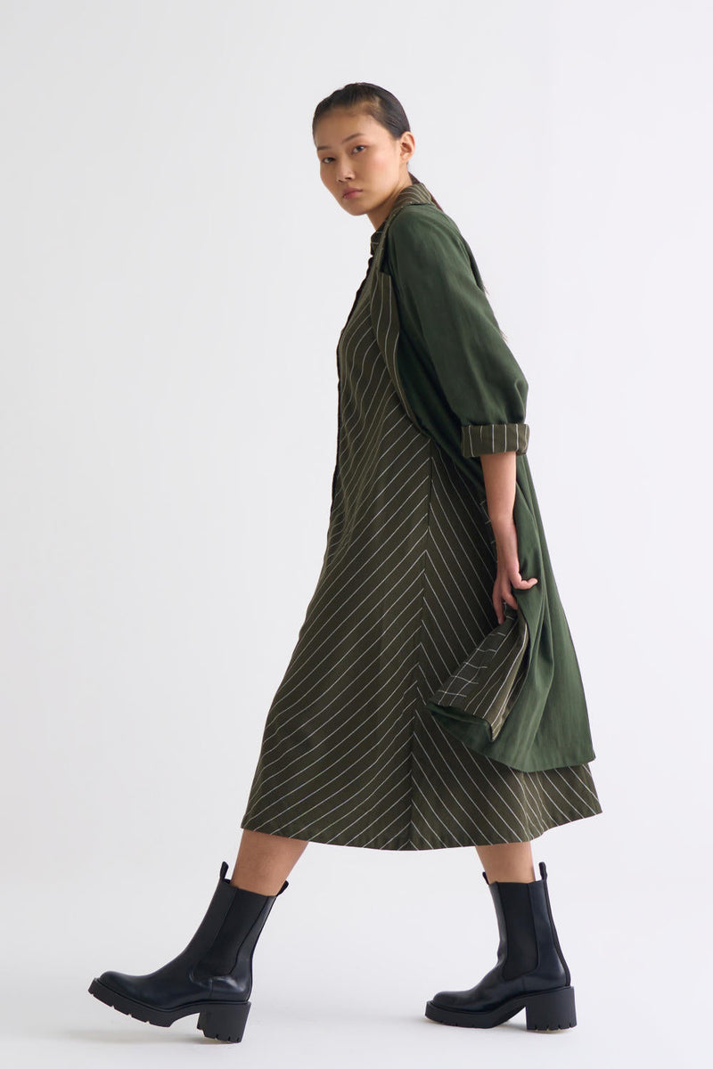 Trench Jacket Co-ord - Olive Dress,Co-ord Set,Top & Tunics,Jackets & Overlays by THREE for women Worldwide