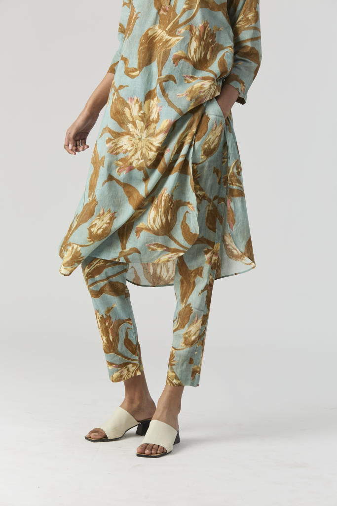 TREVI LONG KURTA SET cotton by Yam for women Worldwide
