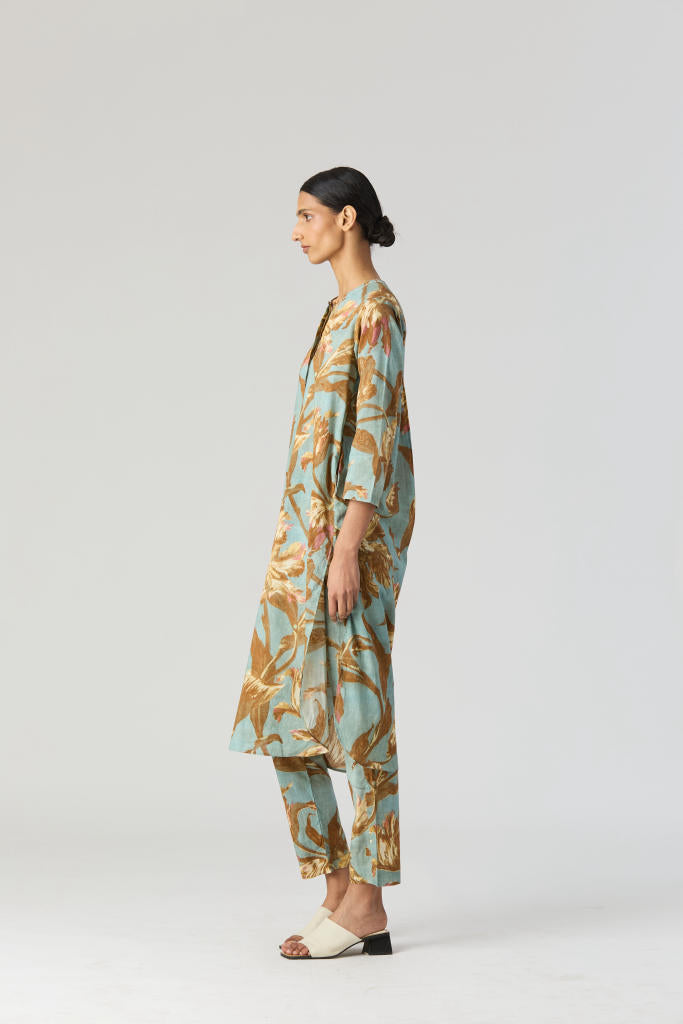 TREVI LONG KURTA SET cotton by Yam for women Worldwide