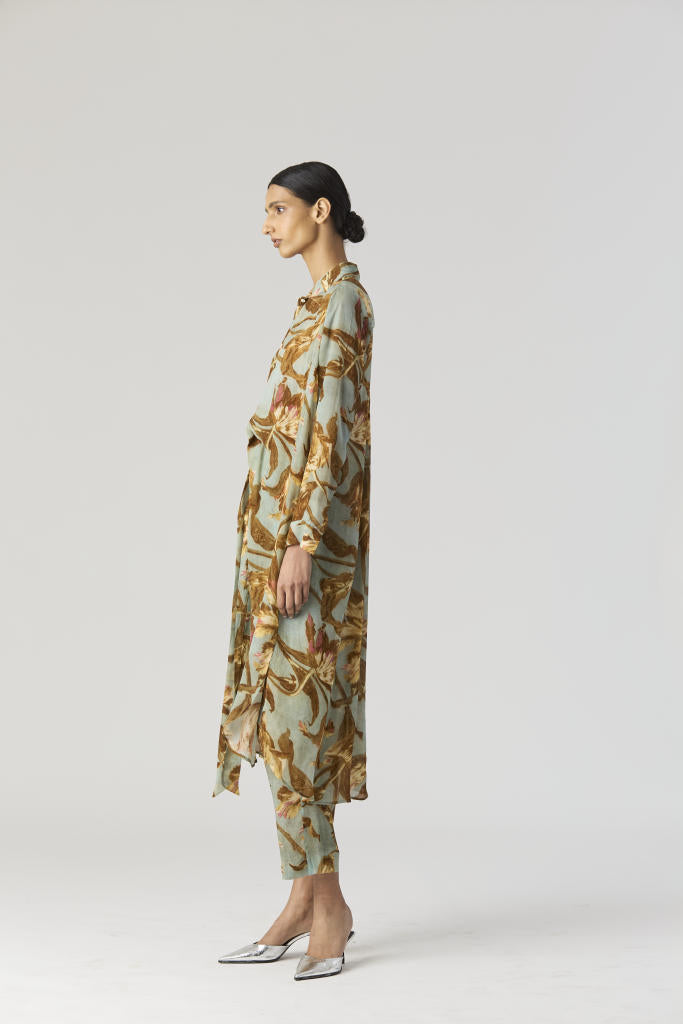 TREVI WRAP KURTA SET by Yam for women Worldwide