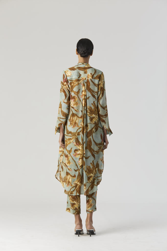 TREVI WRAP KURTA SET by Yam for women Worldwide