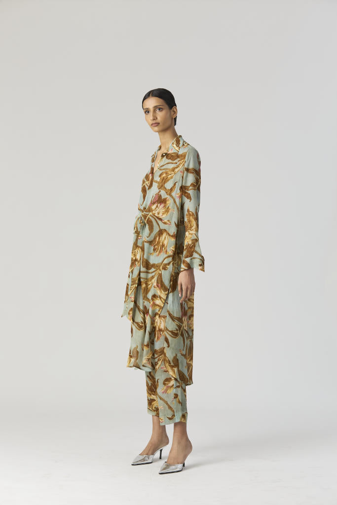 TREVI WRAP KURTA SET by Yam for women Worldwide