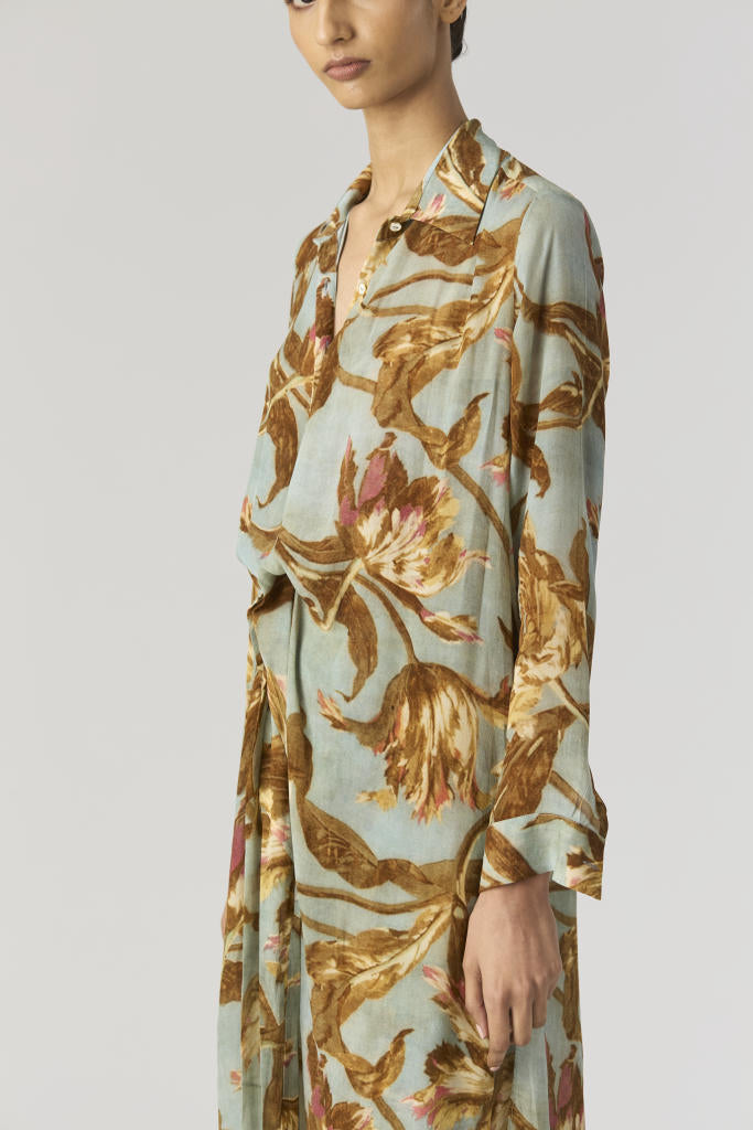 TREVI WRAP KURTA SET by Yam for women Worldwide