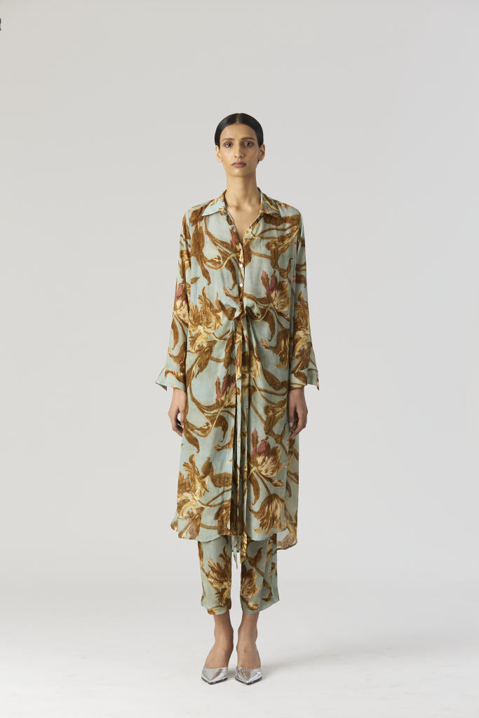 TREVI WRAP KURTA SET by Yam for women Worldwide