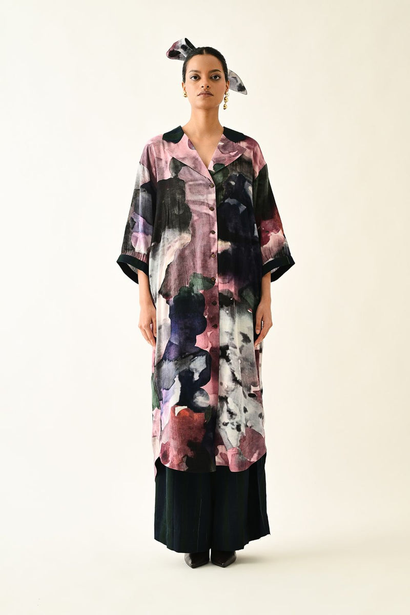 Twilight Bloom Trench Set