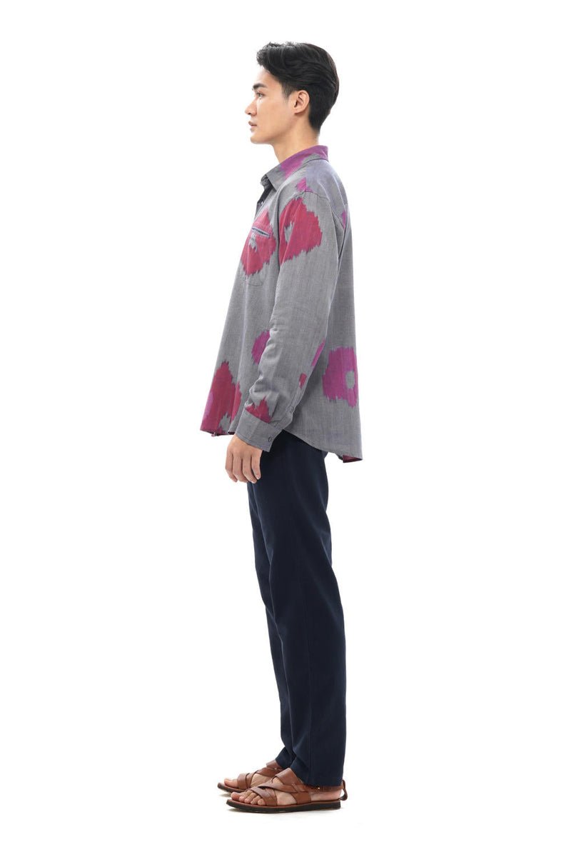 UME MENS FULL SHIRT 100% cotton by Translate Men in blue color for men Worldwide