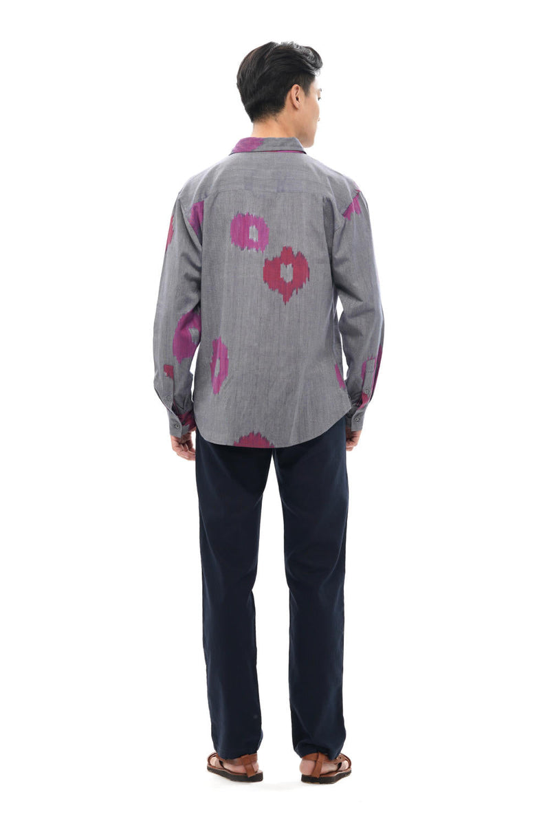 UME MENS FULL SHIRT 100% cotton by Translate Men in blue color for men Worldwide