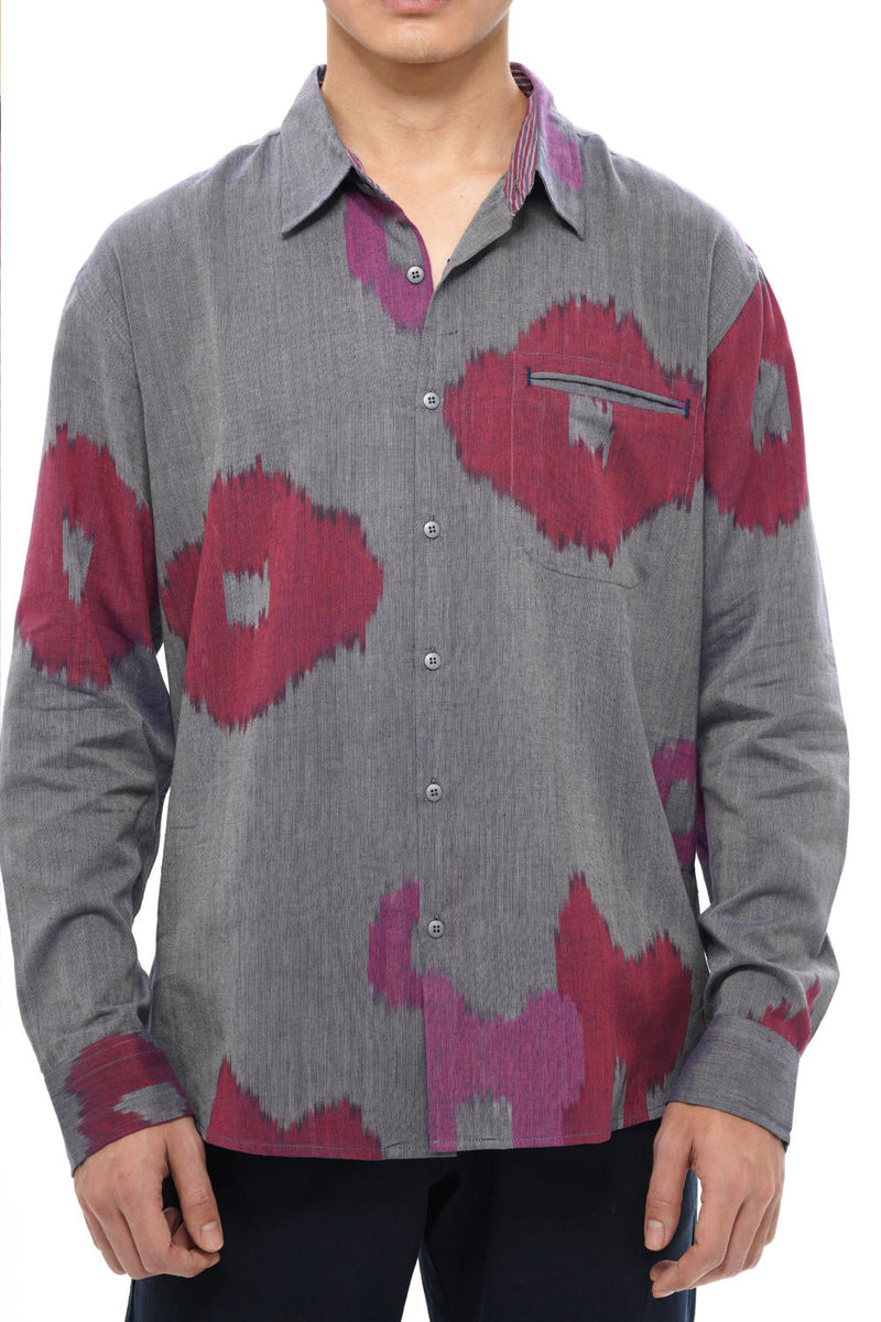 UME MENS FULL SHIRT 100% cotton by Translate Men in blue color for men Worldwide
