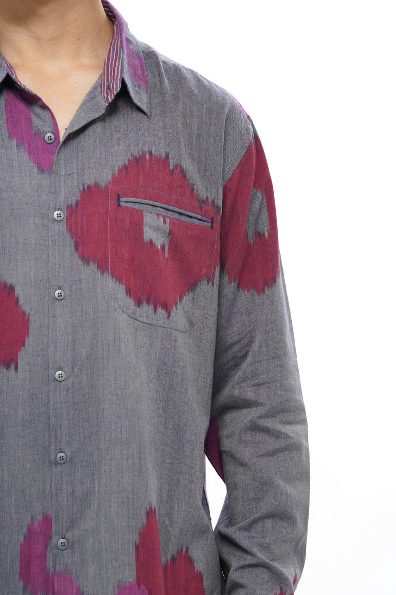 UME MENS FULL SHIRT 100% cotton by Translate Men in blue color for men Worldwide