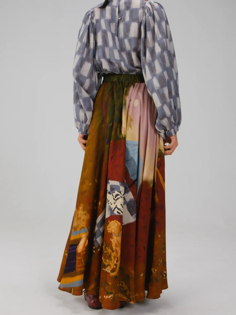 Umbrella Skirt - Lakeside cotton by CORD for women Worldwide
