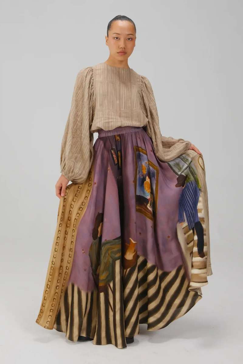 Umbrella Skirt - Living Room cotton by CORD for women Worldwide