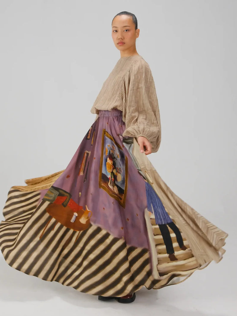 Umbrella Skirt - Living Room cotton by CORD for women Worldwide